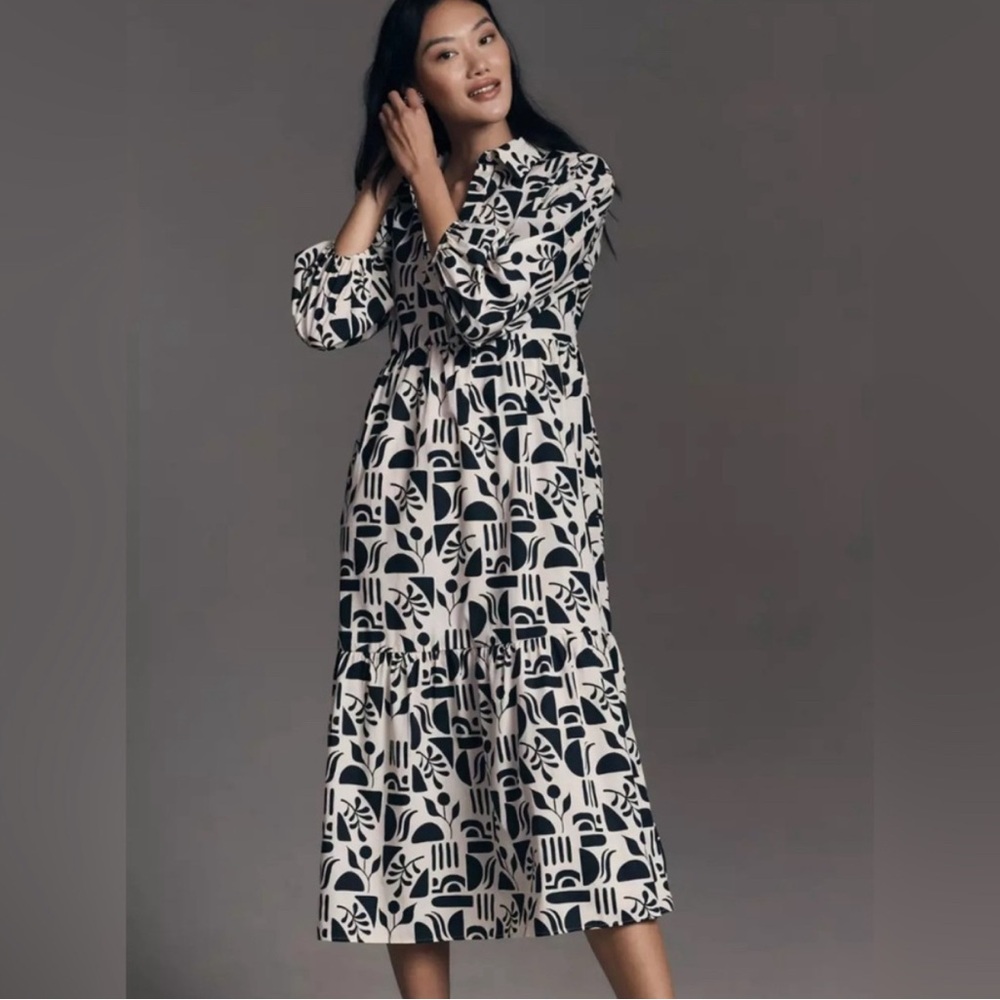 Anthropologie Maeve Bettina Shirt Dress